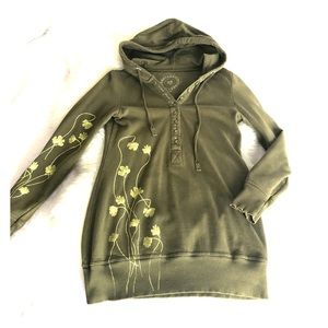 Free People Vintage Long Hoodie